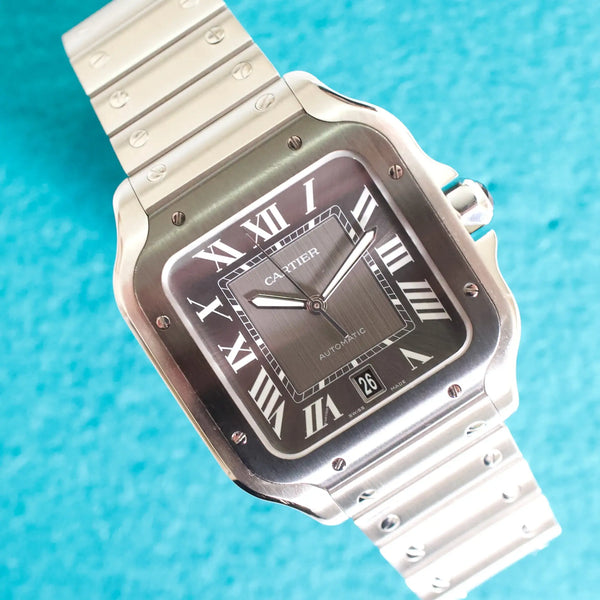 SOLDOUT: Cartier Santos WSSA0037 Black ADLC Mint 39.8MM Automatic Box Papers 2024