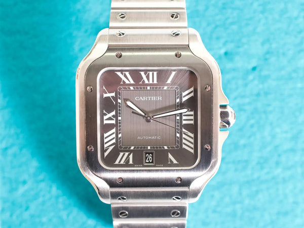 SOLDOUT: Cartier Santos WSSA0037 Black ADLC Mint 39.8MM Automatic Box Papers 2024