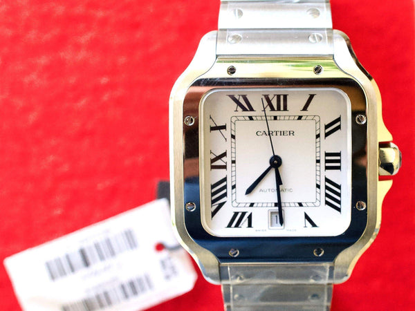 SOLDOUT: Cartier Santos WSSA0018 Automatic Brand New Box and Papers Factory Warranty till 2032