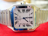 SOLDOUT: Cartier Santos WSSA0018 Automatic Brand New Box and Papers Factory Warranty till 2032