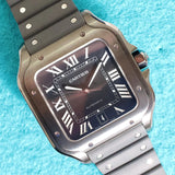 Cartier Santos WSSA0039 Large ADLC Automatic 39.8MM Mint Factory Warranty Box Papers 2026