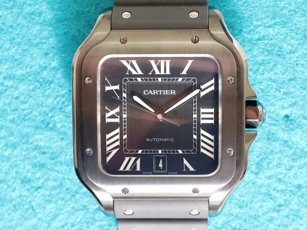 Cartier Santos WSSA0039 Large ADLC Automatic 39.8MM Mint Factory Warranty Box Papers 2026