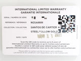 SOLDOUT: Cartier Santos W2SA0009 Large 40MM Two Tone 18K Gold and Steel Box Papers 2022 MINT