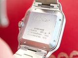 SOLDOUT: Cartier Santos WSSA0037 Automatic Box and Papers Cartier Warranty Until 2031