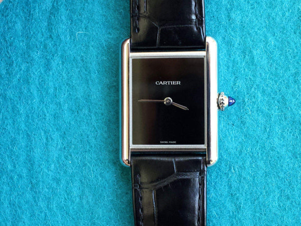 SOLDOUT: Cartier Tank Must WSTA0072 Quartz Black Dial Box and Paper 2022