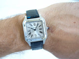 SOLDOUT: Cartier Santos Dumont WSSA002 Quartz Men's with Box and Papers