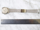 SOLDOUT: Rolex Datejust 36MM 16030 Quickset Engine Turned Bezel SERVICED 1 Year Warranty Rolex Box RARE Grey Dial