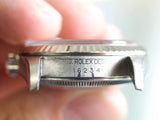 SOLDOUT: Rolex Datejust 16234 36MM 18K Bezel Quickset Jubilee Rare Salmon Dial Year 2000 No Holes Factory Rolex Box