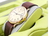Doxa 14k Solid Gold Field Watch Manual Winding 35.5MM Fully Serviced 1 Year Warranty