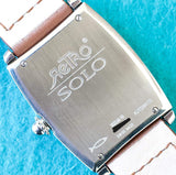 SOLDOUT: Gerald Genta Retro Solo RS0.M.10 Automatic White Dial Jump Hour Factory Bracelet w Factory Box