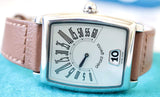 SOLDOUT: Gerald Genta Retro Solo RS0.M.10 Automatic White Dial Jump Hour Factory Bracelet w Factory Box
