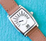 SOLDOUT: Gerald Genta Retro Solo RS0.M.10 Automatic White Dial Jump Hour Factory Bracelet w Factory Box