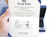 SOLDOUT: Grand Seiko SBGR309 Heritage Collection 42MM Steel 2023 Box Papers