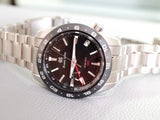 SOLDOUT: Grand Seiko Sport Collection SBGE201 44MM GMT Black Ceramic Bezel Spring Drive Automatic Box