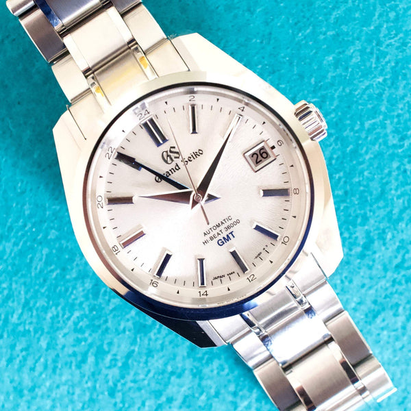 SOLDOUT: Grand Seiko Heritage Collection SBGJ201G High Beat Mount Iwate pattern Dial GMT Automatic Box Papers 2024