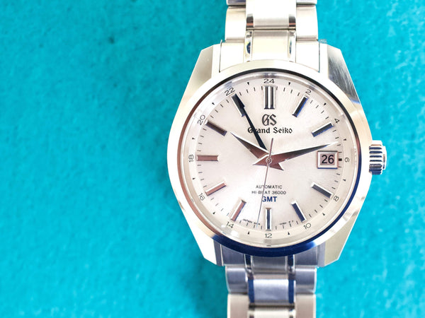 SOLDOUT: Grand Seiko Heritage Collection SBGJ201G High Beat Mount Iwate pattern Dial GMT Automatic Box Papers 2024