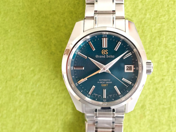 SOLDOUT: Grand Seiko Heritage Collection SBGJ227 40MM Hi-Beat GMT Green Peacock  Limited to 700 Box