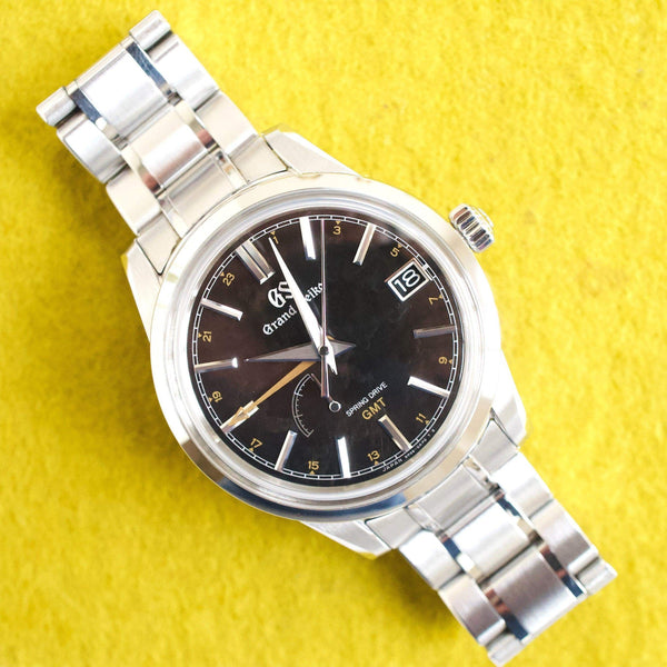 SOLDOUT: Grand Seiko SBGE271G Spring Drive GMT Kanro Elegance Collection Brown Pattern Dial 2024
