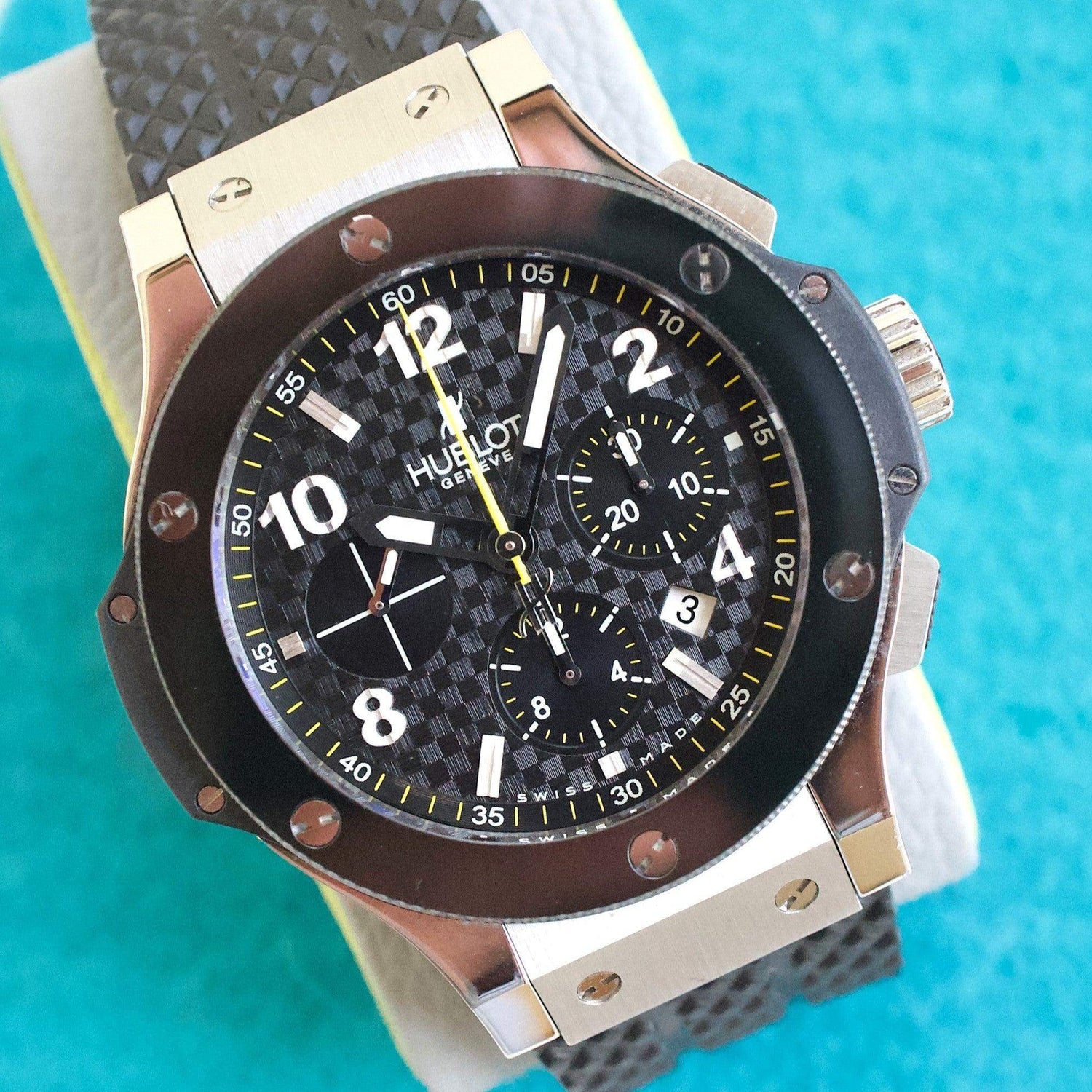 SOLDOUT: Hublot Big Bang 301.SB. 44MM Automatic East Coast Edition Limited to 100 pieces Full Set Ceramic and Steel
