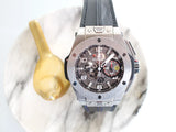 SOLDOUT: Hublot Big Bang Ferrari 401.NX.0123.VR 45MM Titanium Chronograph Limited to 1000 Box Papers Serviced 2025