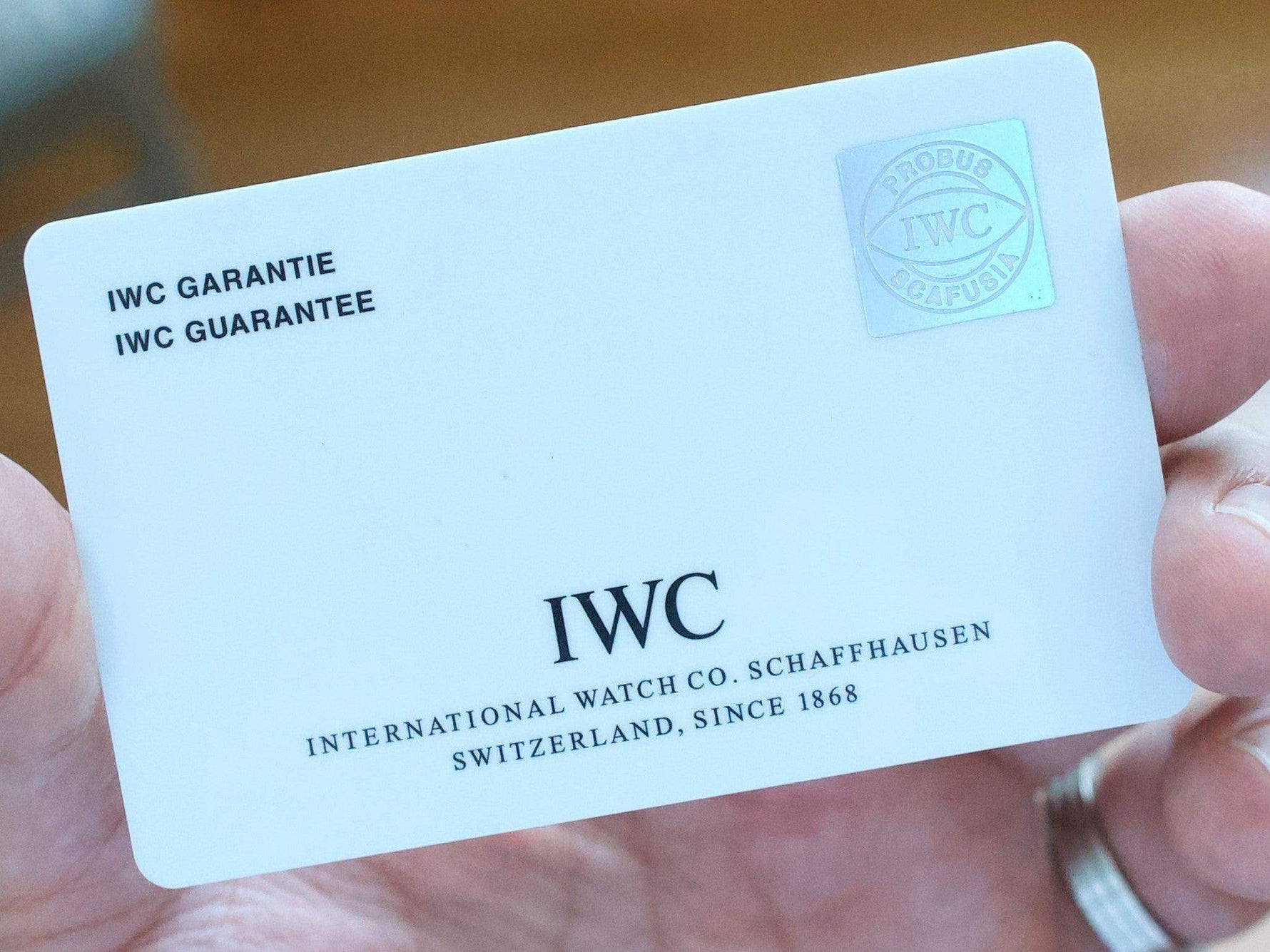 IWC Portuguese IW371446 PORTUGIESER 41MM Box Papers White Dial Factory Brown Strap Buckle - WearingTime Luxury Watches