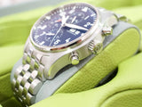 SOLDOUT: IWC Pilot Chronograph IW377717 Le Petit Prince 43MM Blue Dial SERVICED Automatic Box