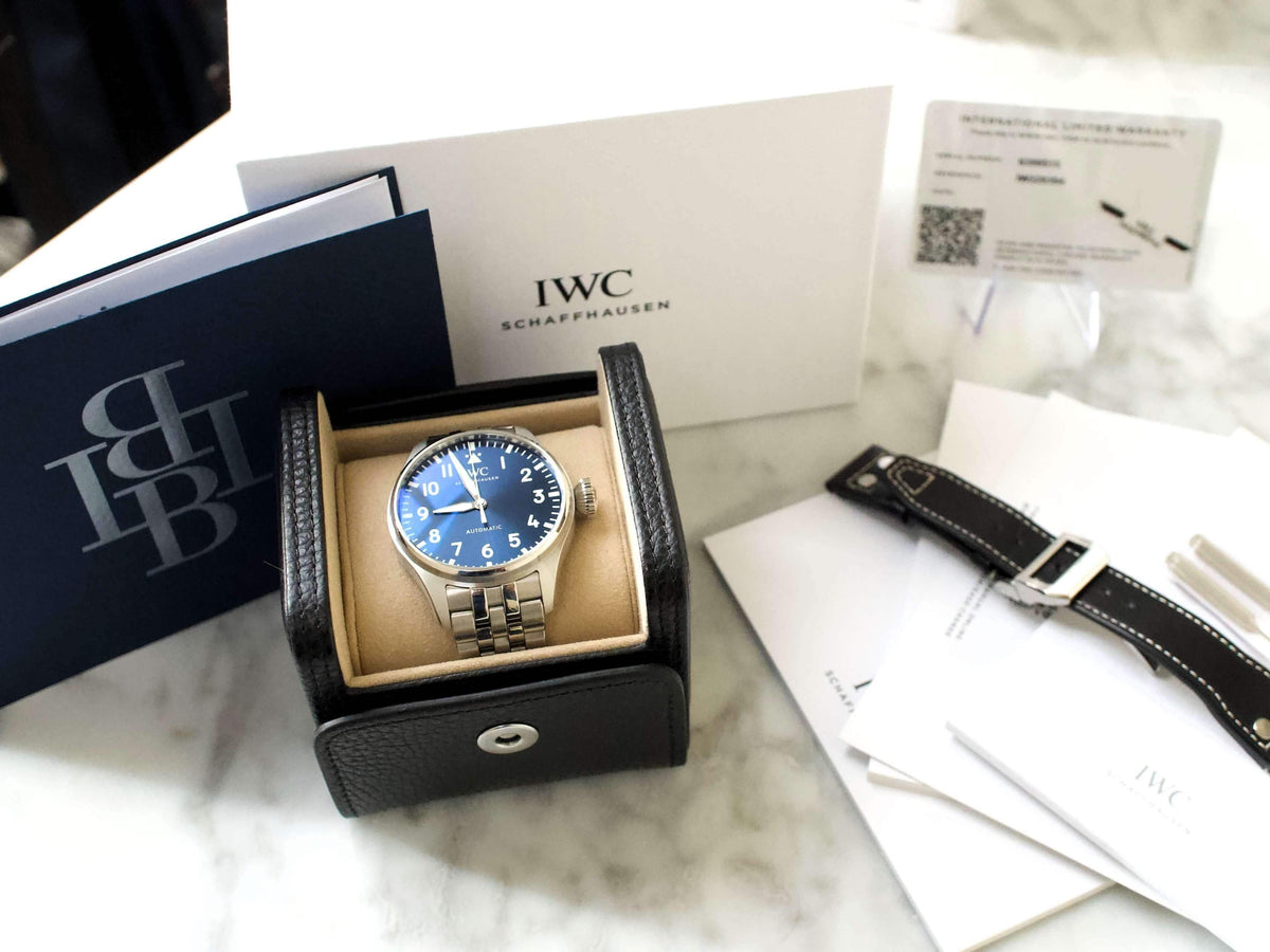 IWC Big Pilot IW329304 2022 43MM Automatic Factory Box Paper Under IWC Warranty - WearingTime Luxury Watches