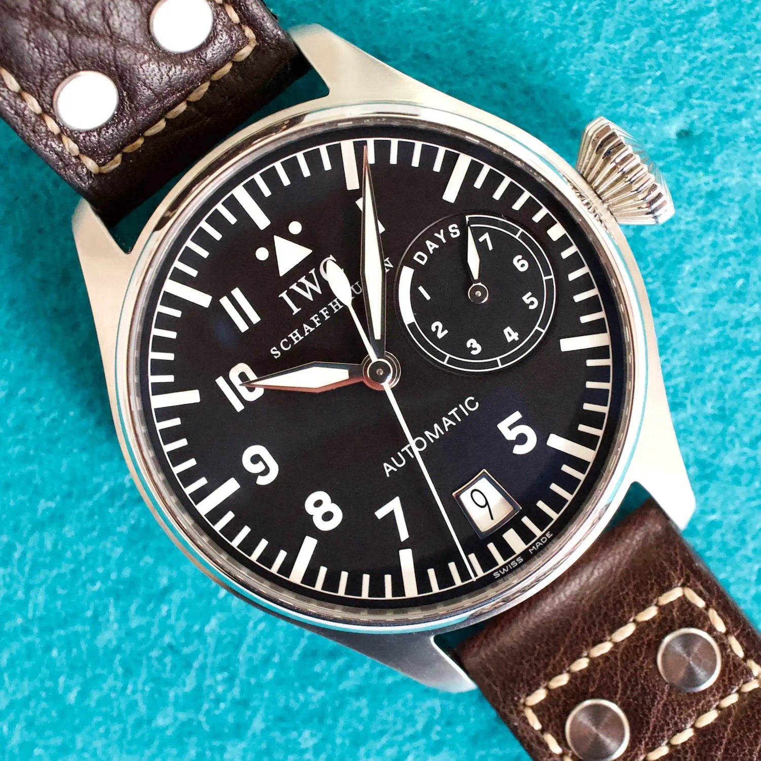 SOLDOUT: IWC Big Pilot IW500201 46MM Automatic Power Reserve Indicator Box Papers