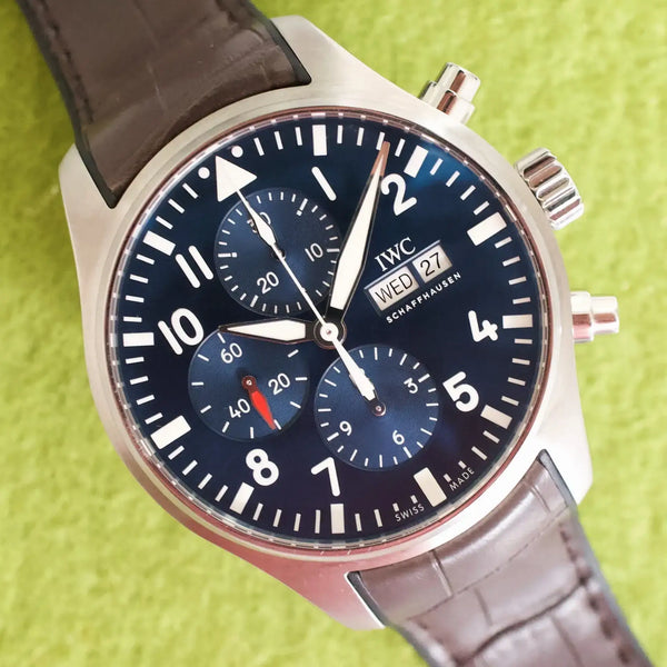 SOLDOUT: IWC Pilot Chronograph IW377714 43MM Le Petit Prince Automatic Box Papers 2022