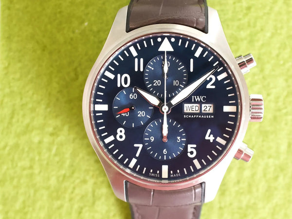 SOLDOUT: IWC Pilot Chronograph IW377714 43MM Le Petit Prince Automatic Box Papers 2022
