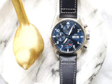SOLDOUT: IWC Pilot Chronograph IW388101 41MM Blue Dial In House Chronograph 2022 Box and Papers