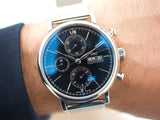SOLDOUT: IWC Portofino Chronograph IW391016 42MM Black Dial Automatic Factory IWC Box