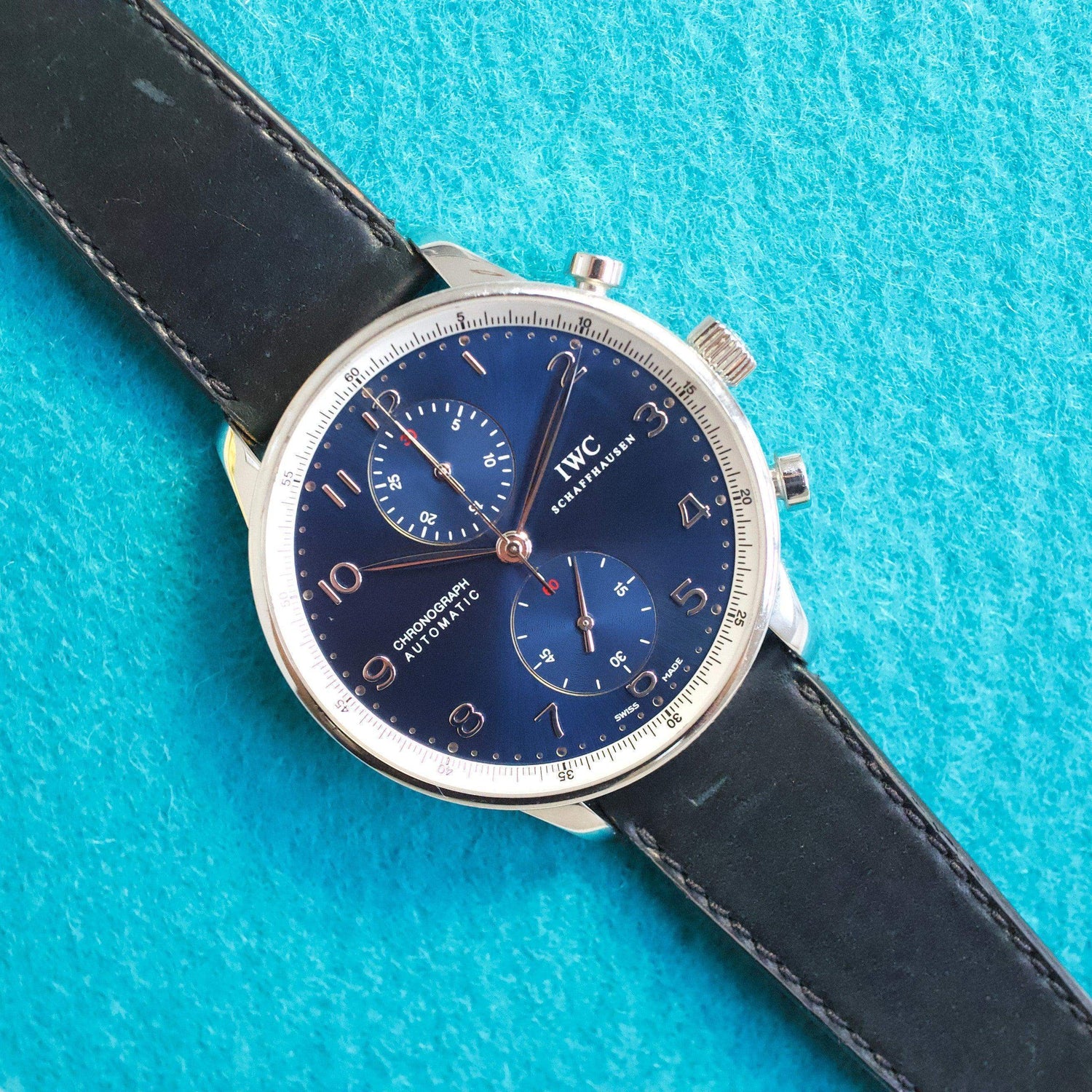 IWC Laureus Portuguese Chronograph IW371432 41MM Limited to 2000 Complete Set