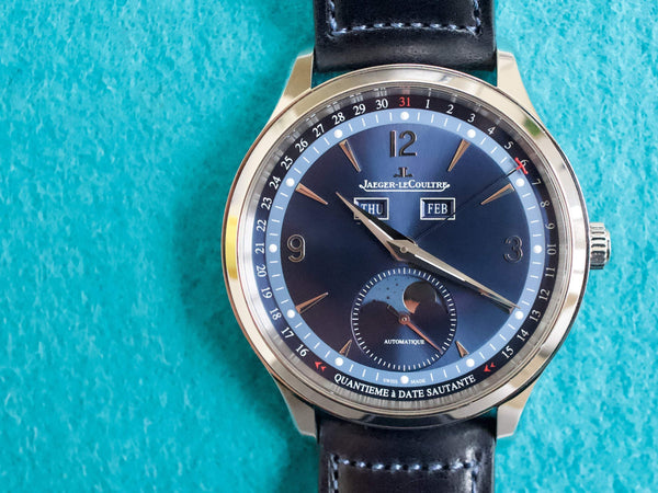 SOLDOUT: Jaeger-LeCoultre Master Calendar Q4148480 Limited to 800 BLUE Dial Blue Strap 2022 Box Papers