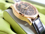 SOLDOUT: Jaeger-LeCoultre Master Control Chronograph Calendar Boutique Q413257J 40MM 18k Rose Gold Black Dial Brand New Sept. 2025