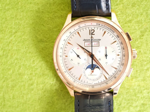 SOLDOUT: Jaeger-LeCoultre Q4132520 Master Control Chronograph 40MM 18K ROSE GOLD Moonphase Full Calendar  Factory Warranty Box Papers 2022