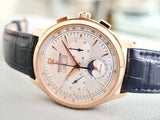 SOLDOUT: Jaeger-LeCoultre Q4132520 Master Control Chronograph 40MM 18K ROSE GOLD Moonphase Full Calendar  Factory Warranty Box Papers 2022