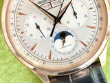 SOLDOUT: Jaeger-LeCoultre Q4132520 Master Control Chronograph 40MM 18K ROSE GOLD Moonphase Full Calendar  Factory Warranty Box Papers 2022