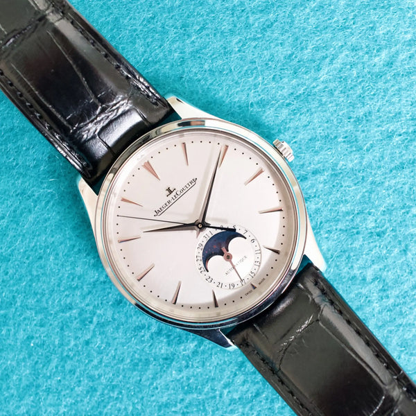 SOLD OUT: Jaeger-LeCoultre Master Ultra Thin Q1368430 Moonphase 39MM Automatic Box Papers 2024
