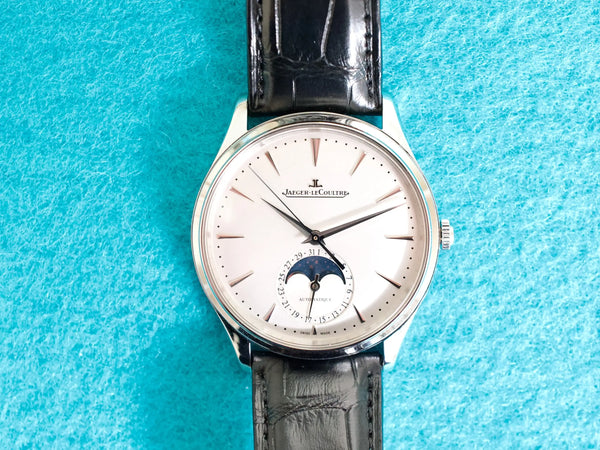 SOLD OUT: Jaeger-LeCoultre Master Ultra Thin Q1368430 Moonphase 39MM Automatic Box Papers 2024