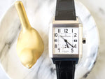 JAEGER LECOULTRE Reverso Sqaurdro 230.8.77 Q7008420 GMT 50x35 MM Service Box, Paper and Orginal Purchase Receipt (Serviced by JLC 2021) - WearingTime Luxury Watches