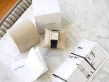 SOLDOUT: JAEGER LECOULTRE Reverso Sqaurdro 230.8.77 Q7008420 GMT 50x35 MM Service Box, Paper and Orginal Purchase Receipt (Serviced by JLC 2021)