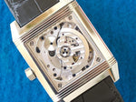 JAEGER LECOULTRE Reverso Sqaurdro 230.8.77 Q7008420 GMT 50x35 MM Service Box, Paper and Orginal Purchase Receipt (Serviced by JLC 2021) - WearingTime Luxury Watches