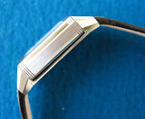 SOLDOUT: JAEGER LECOULTRE Reverso Sqaurdro 230.8.77 Q7008420 GMT 50x35 MM Service Box, Paper and Orginal Purchase Receipt (Serviced by JLC 2021)
