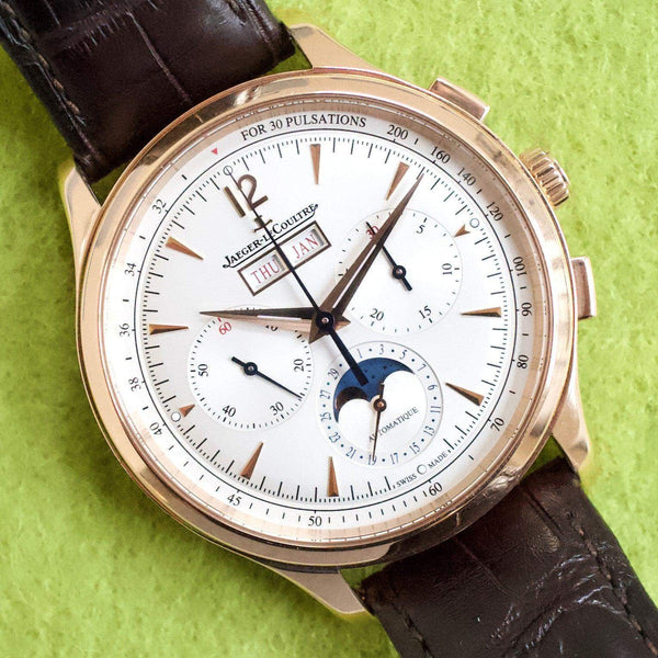 SOLDOUT: Jaeger-LeCoultre Master Control Q4132520 2022 Rose Gold Calendar  Chronograph JLC Warranty 2030