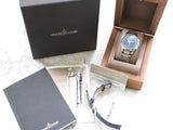 SOLD OUT: Jaeger Lecoultre Q4138180 Master Control Calendar Blue Dial 40MM Box and Papers 2 STRAPS