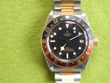 SOLDOUT: Tudor Black Bay GMT 79833MN 41MM Automatic Gold and Steel Box Papers Factory Tudor Warranty