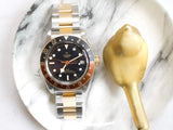 SOLDOUT: Tudor Black Bay GMT 79833MN 41MM Automatic Gold and Steel Box Papers Factory Tudor Warranty