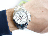 SOLDOUT: Rolex Daytona 116520 Automatic Chronograph 40MM White Dial Box and Papers 2013
