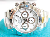 SOLDOUT: Rolex Daytona 116520 Automatic Chronograph 40MM White Dial Box and Papers 2013